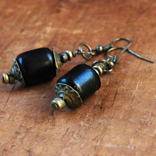 Earrings with Far East Design